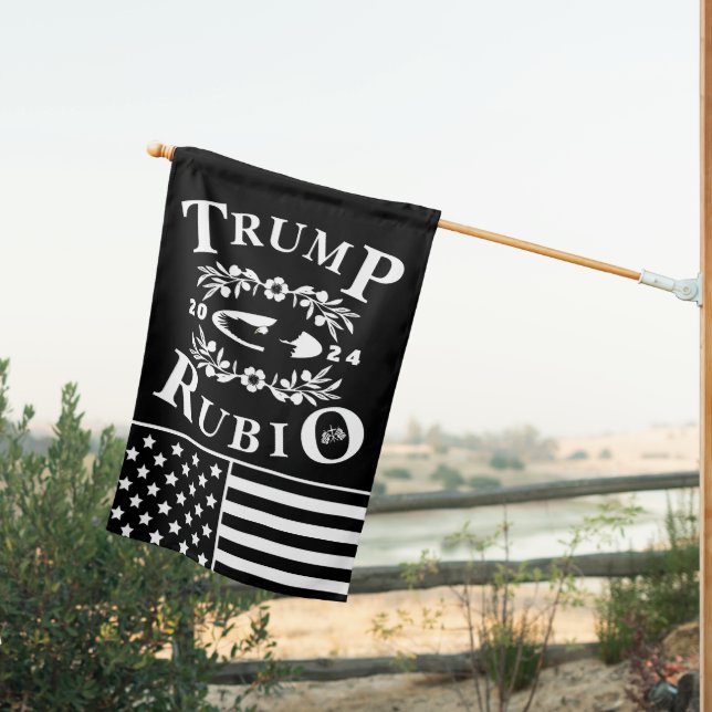 47 Trump Rubio 2024 House Flag (Insitu (Back))