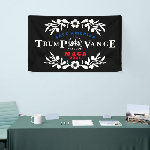 47 Trump Vance 2024 Banner
