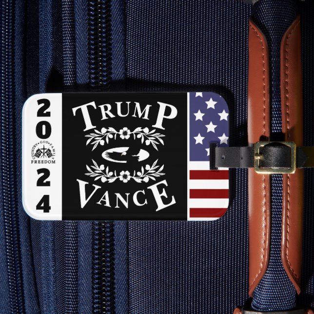 47 Trump Vance 2024 Luggage Tag (Front Insitu 4)