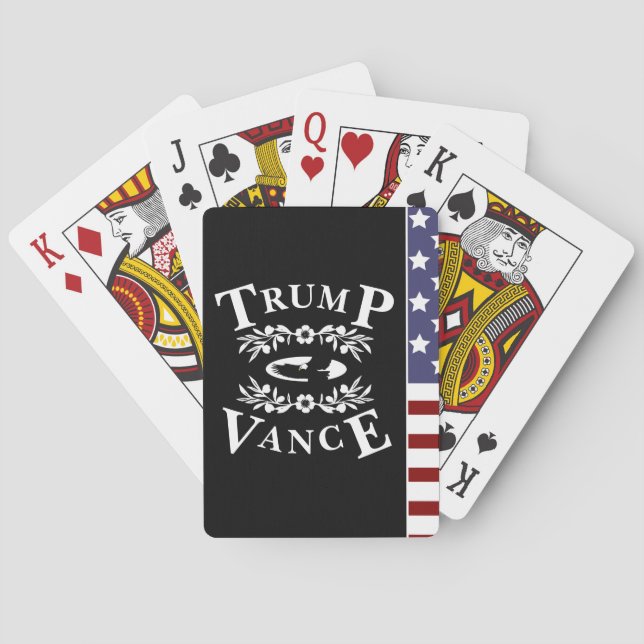 47 Trump Vance 2024 Poker Cards (Back)