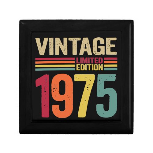 47 Years Old Gifts Vintage 1975 47th Birthday gift Gift Box