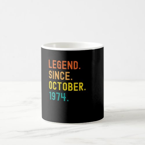 47th Birthday Gift 47 Year Old Legend Since Coffee Mug