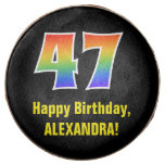 [ Thumbnail: 47th Birthday - Rainbow Spectrum Pattern Number 47 ]