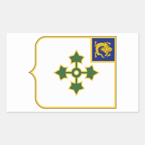 47th Infantry Regiment Rectangular Sticker