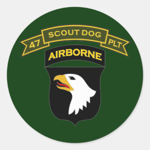 47th IPSD - 101st Airborne Classic Round Sticker