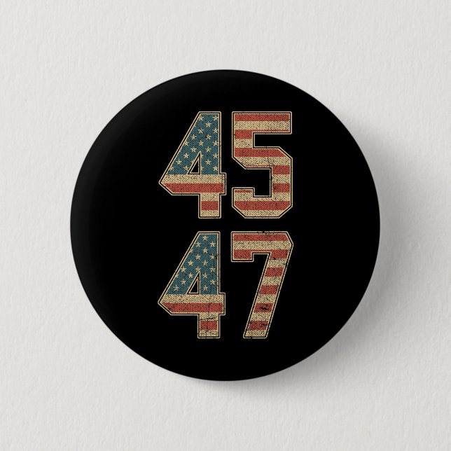 47th President 45 47  Button (Front)