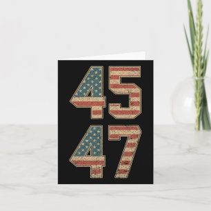47th President 45 47 Card