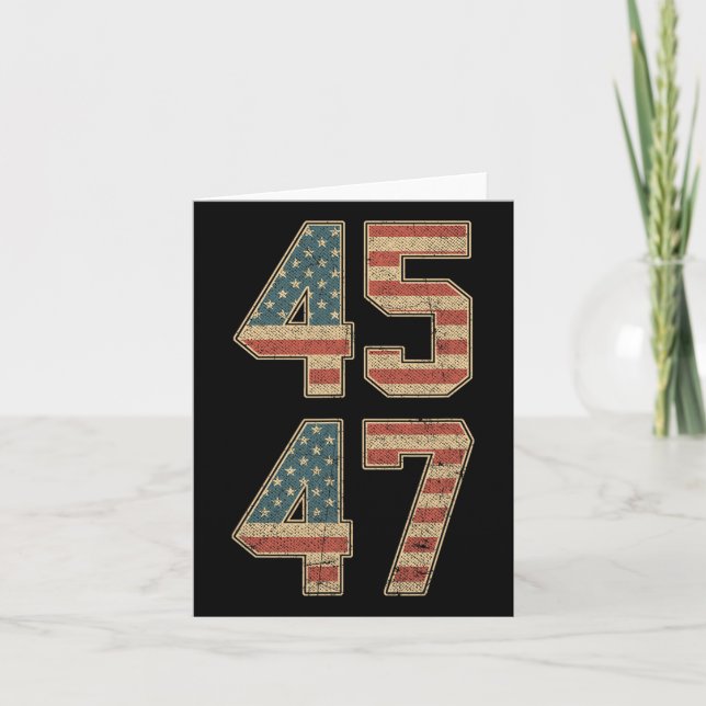 47th President 45 47  Card (Front)