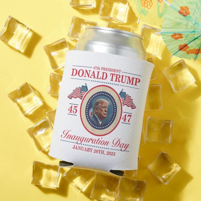 47th President Donald Trump 45 47 Inauguration Day Can Cooler (In Situ Summer)