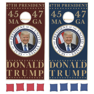 47th President Donald Trump Inauguration Day MAGA Cornhole Set