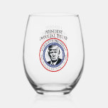 47th President Donald Trump Inauguration Keepsake Stemless Wine Glass