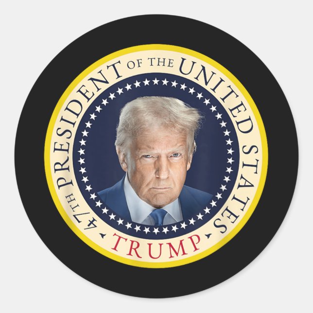 47th President Trump Official Portrait Seal 4th Of (Front)