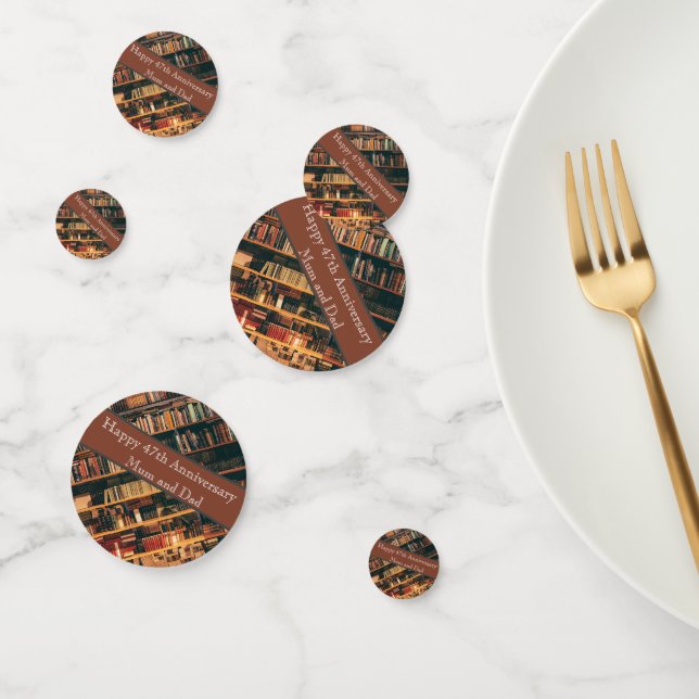 47th Wedding Anniversary Confetti (Group)