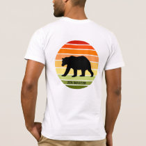 480 Otis Bear Silhouette Gradient Sun Zen Master T-Shirt