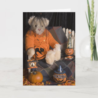 4839 Teddy Bear Halloween Greeting Card