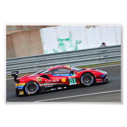 488 GTE EVO 24 Hours of Le Mans 2018 Photo Print