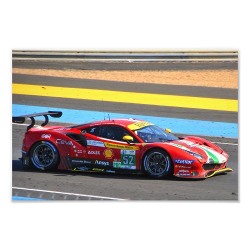 488 GTE EVO 24 Hours of Le Mans 2022 Photo Print