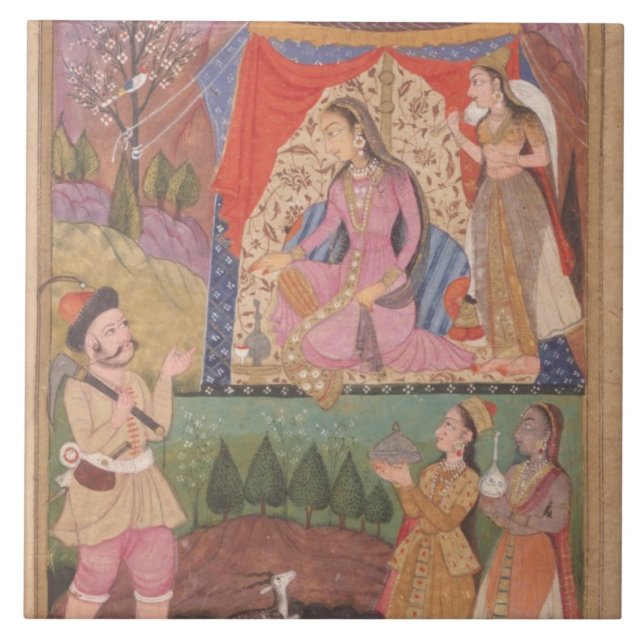 48.6/2 folio 138 Farhad recounts his adventures to Tile (Front)