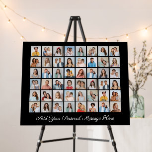 48 Photo Collage Add Your Own Greeting Foam Board