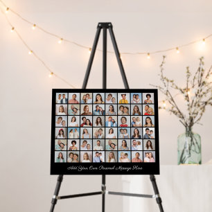 48 Photo Collage Add Your Own Greeting Foam Board