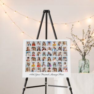 48 Photo Collage Add Your Own Greeting Foam Board