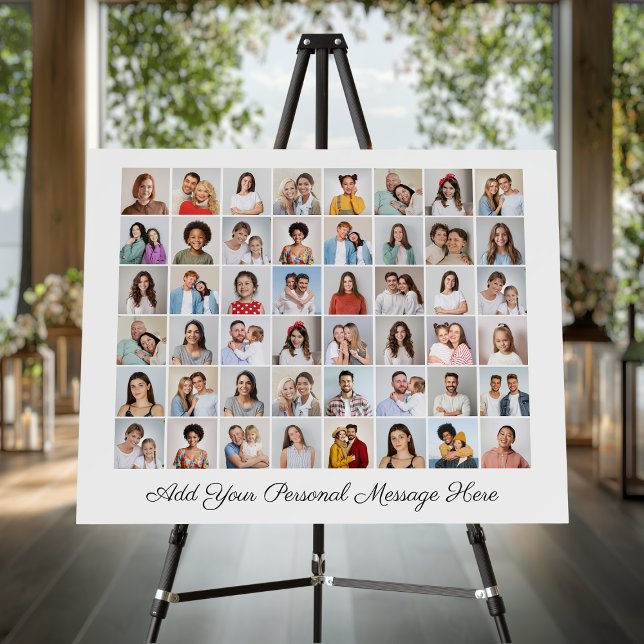 48 Photo Collage Add Your Own Greeting Foam Board (48 Photo Collage Add Your Own Greeting Foam Board)