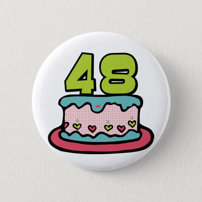 Novelty Its My Birthday 2.25” Button Pin Cake Party Happy Birthday Vintage 