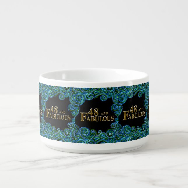 48th Birthday  Bowl (Center)