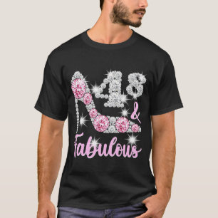48th Birthday  For Women 48 And Fabulous Heels T-Shirt