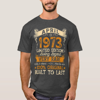48th Birthday Gift 48 Years Old Retro Vintage T-Shirt