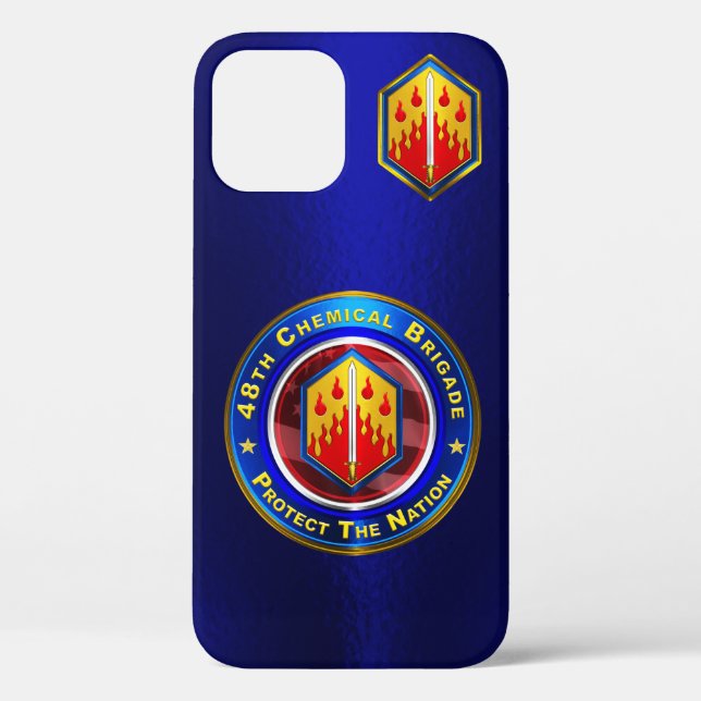48th Chemical Brigade Customized Case-Mate iPhone Case (Back)