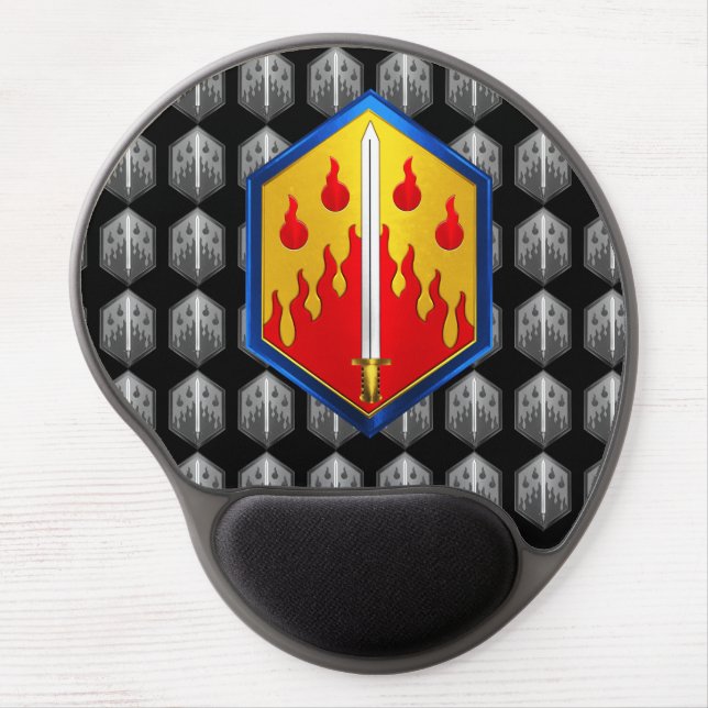 48th Chemical Brigade “Proven In Battle”  Gel Mouse Pad (Front)