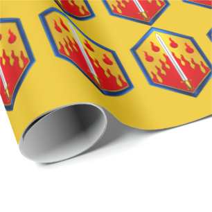 48th Chemical Brigade “Proven In Battle” Wrapping Paper