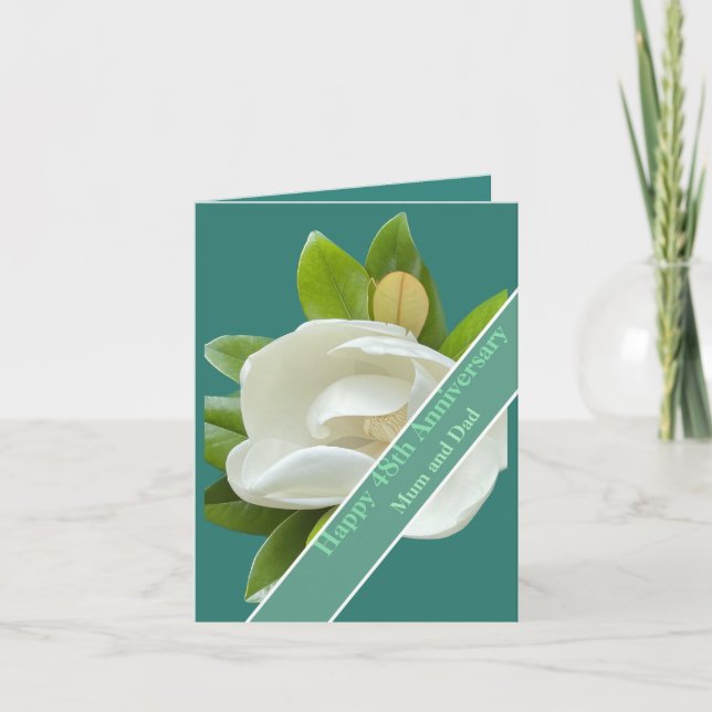 48th Wedding Anniversary Card (Front)