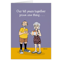 48th Wedding Anniversary T Shirts Gifts 48th Wedding Anniversary Card Love