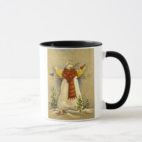 4907 Snow Angel  Birds Mug