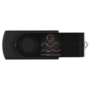 4988Red Worms Flash Drive