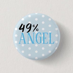 49% Angel - customizable Button