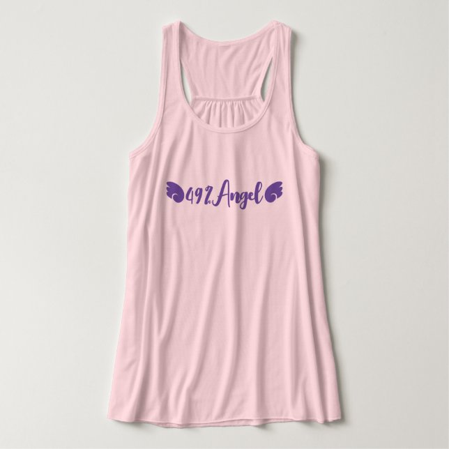 トップス Angels Tank Top Angel_Rhinestone_Tank_0e0b582b