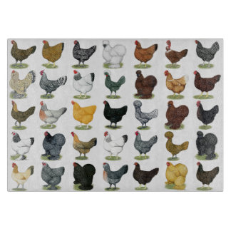 49 Chicken Hens Cutting Board