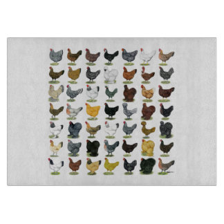 49 Chicken Hens Cutting Board