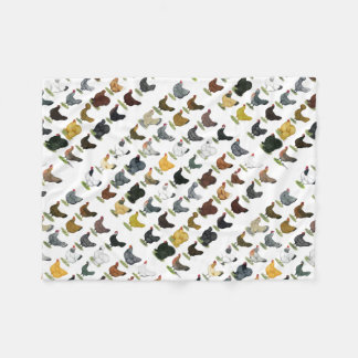 49 Chicken Hens Fleece Blanket