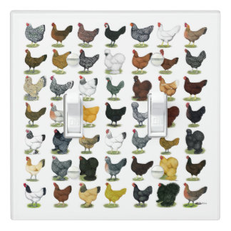 49 Chicken Hens Light Switch Cover