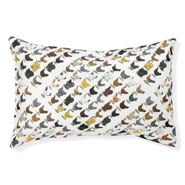 49 Chicken Hens Pet Bed (Front)