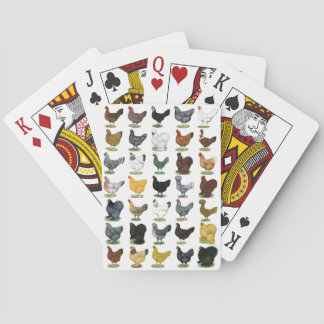 49 Chicken Hens Poker Cards