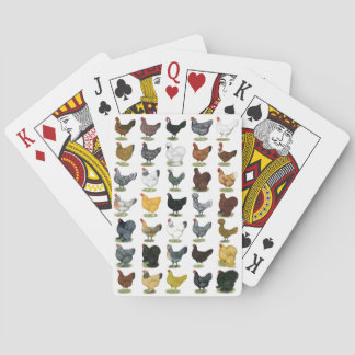 49 Chicken Hens Poker Cards