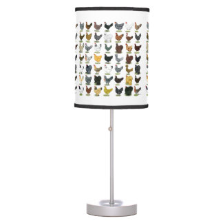 49 Chicken Hens Table Lamp