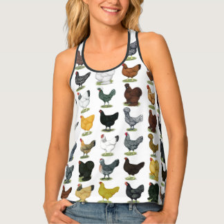 49 Chicken Hens Tank Top