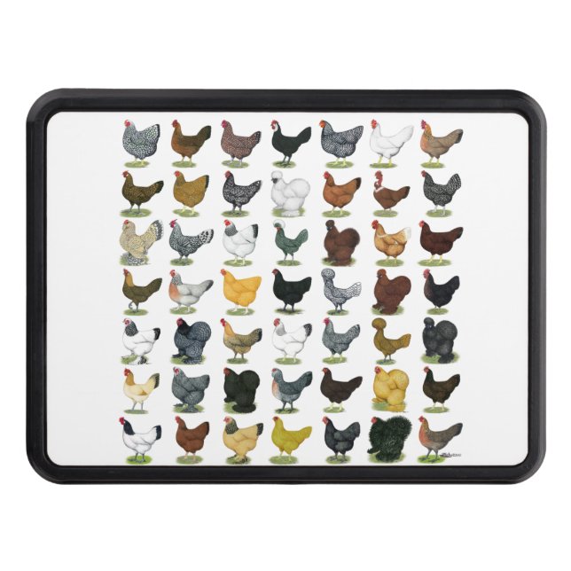 49 Chicken Hens Tow Hitch Cover (Front)
