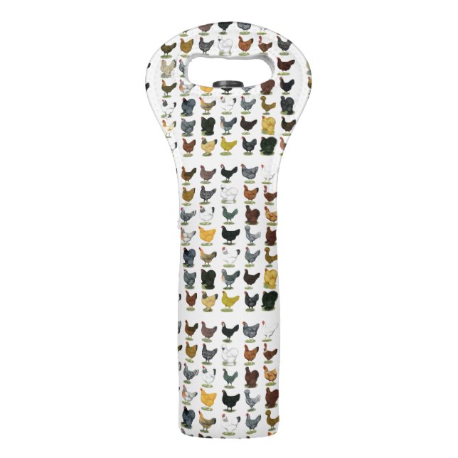 49 Chicken Hens Wine Bag (Front)